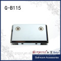 Square bevel 0 degree - glass Shower Screen hinge for sauna glass door